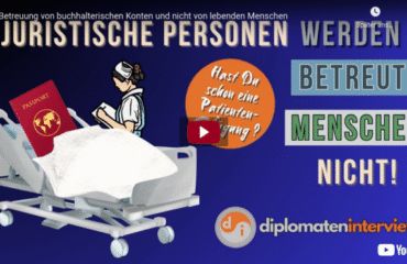 Juristische Personen werden betreut
