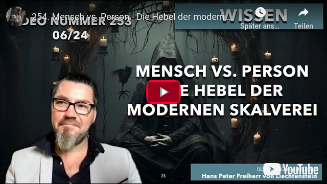 Mensch vs. Person – Die Hebel der modernen Sklaverei