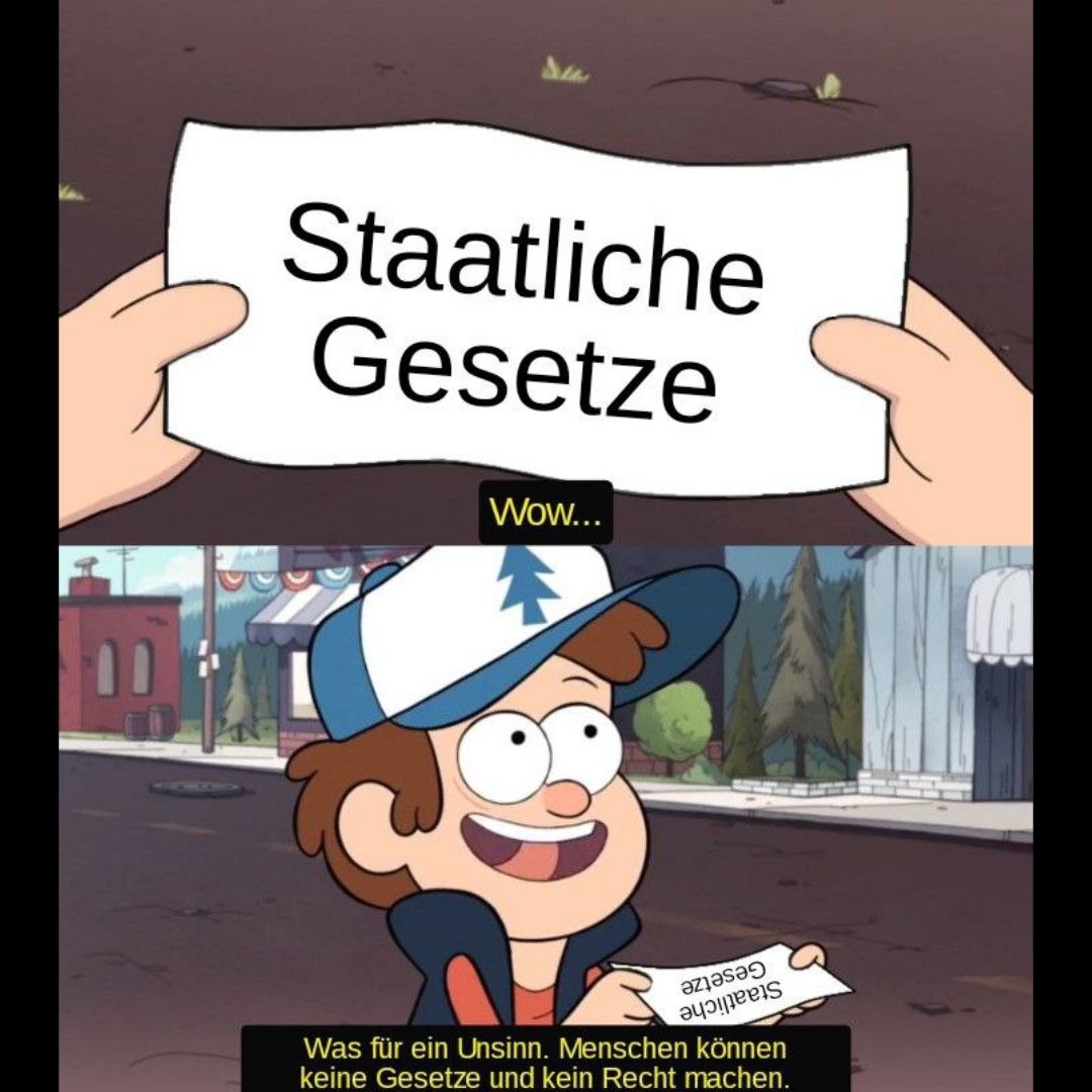 Du hast das Recht alles zu tun was du möchtest, solange du andere dabei nicht schädigst