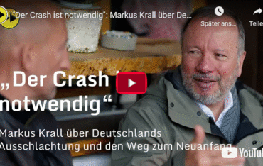 “Der Crash ist notwendig”: Markus Krall über Deutschlands Ausschlachtung und den Weg zum Neuaufbau