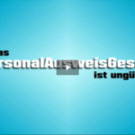Das Personalausweisgesetz ist ungültig!!!!!!