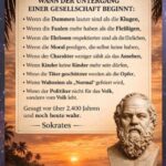 WANN DER UNTERGANG EINER GESELLSCHAFT BEGINNT – Socrates