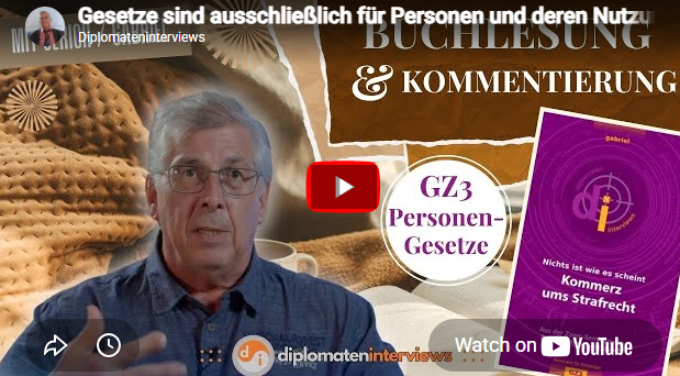 Gesetze sind ausschließlich für Personen und deren Nutzung