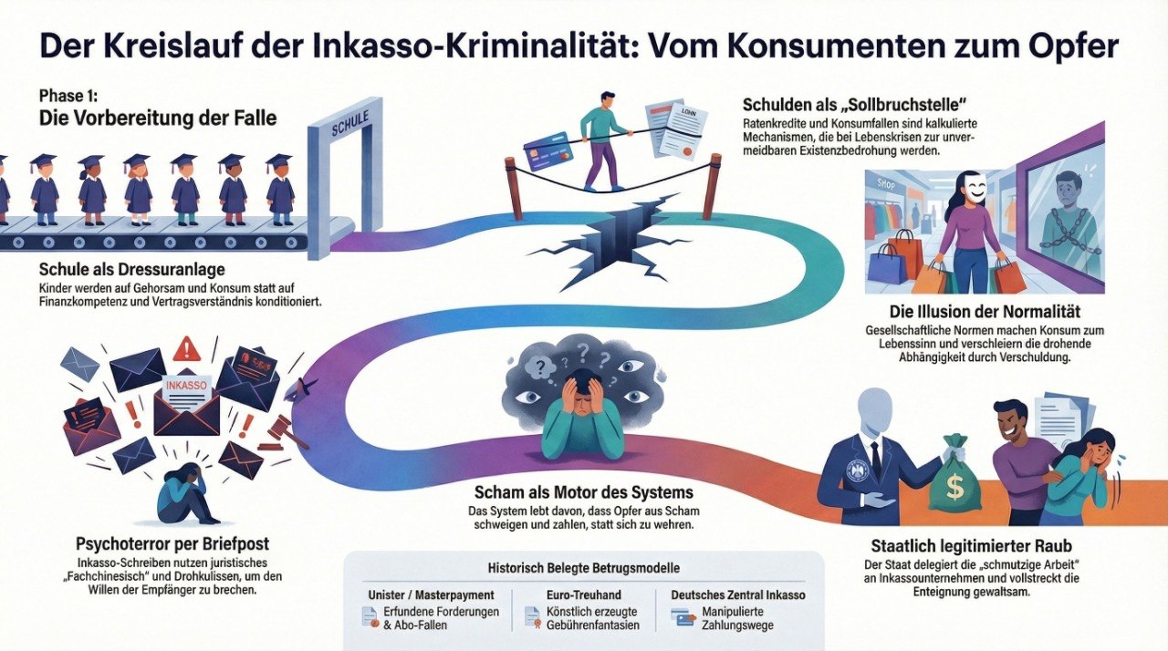 Der Kreislauf der Inkasso-Kriminalität – von Dawid Snowden