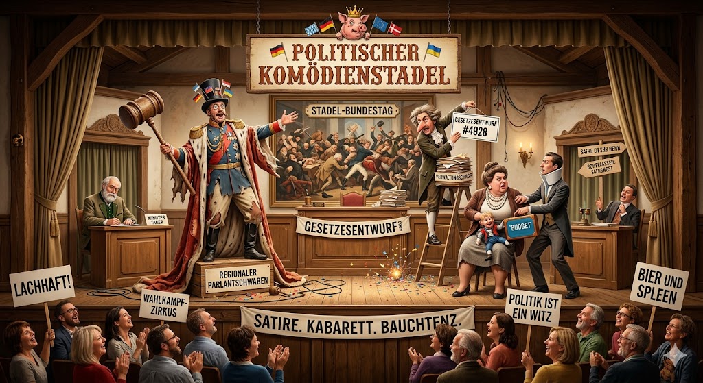 Neue Sternstunde im Komödienstadel der VGDS und deren Protagonisten Veth und Tedesco