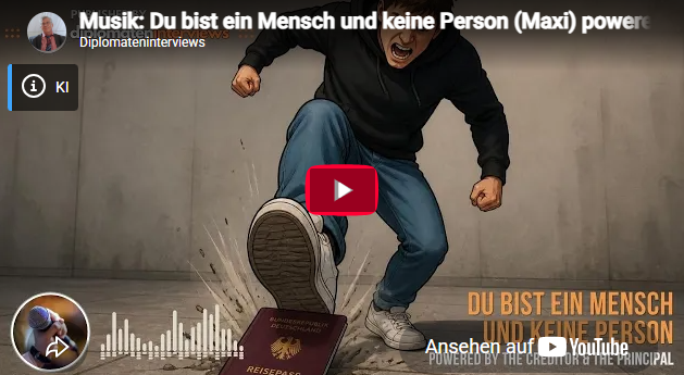 Du bist ein Mensch und keine Person (Maxi) powered by The Creditor & The Principal